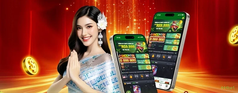 Conta 444bet sincronizada site e app
